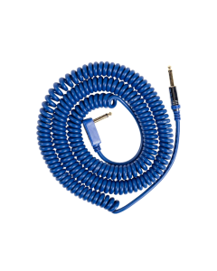 Vox VCC-90 Vintage Coiled Guitar Cable 9 Meter (29.5 ft) - Blue