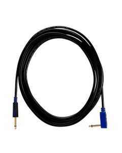 Vox VGS Rock Guitar Cable 5 meters 16.4 feet with gold-plated straight to angled 1/4 inch jacks.