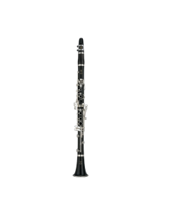 Yamaha YCL-450 intermediate Bb clarinet with Grenadilla wood body and silver-plated keys for student and ensemble performance