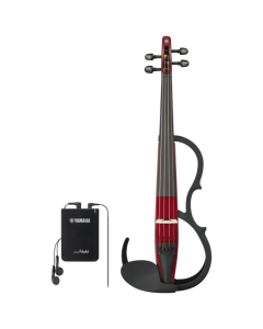 Yamaha YSV104 4/4 Silent Violin with SRT Powered system, spruce body, piezo pickup, Room and Hall reverb, AUX input and headphone output for quiet practice