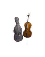 Stentor Student II 1108A 4/4 full size cello outfit with bow and padded case for students