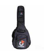 Bespeco BAG110AG acoustic guitar gig bag reinforced nylon 15mm padding front view