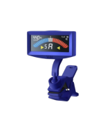 KORG AW-4G PitchCrow clip-on guitar tuner in blue with bright display and compact design for accurate guitar and bass tuning