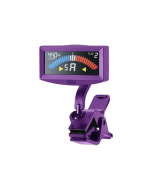 KORG AW-4G PitchCrow clip-on guitar tuner in violet with compact design and bright display for accurate guitar and bass tuning
