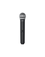 Shure BLX24UK/PG58X-K14 wireless vocal system with PG58 handheld microphone and BLX4 receiver for clear wireless vocals and live performances.
