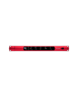 Focusrite RedNet D64R 1U rackmount Dante to MADI audio interface with dual Ethernet ports, optical and coaxial MADI connectivity