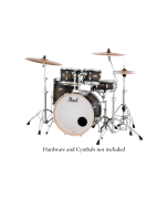 Pearl Decade Maple DMP925SP/C Satin Black Burst 5-piece shell pack with 22-inch bass drum, toms, floor tom and snare drum