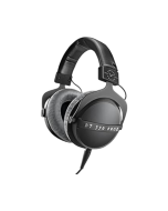 Beyerdynamic DT 770 PRO X Limited Edition headphones featuring the STELLAR.45 insignia and a detachable mini-XLR cable.