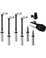 Earthworks DK7 7-piece professional drum condenser microphone kit in protective carrying case