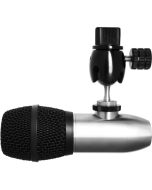 Earthworks DM6 SeisMic supercardioid condenser kick drum microphone with stainless steel body for studio and live drum recording