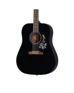 Epiphone Les Paul Studio acoustic guitar EASTAREBCH1 Ebony finish beginner player pack acoustic guitar for learning and practice