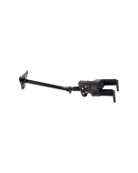 Hercules GSP40WB PLUS long-arm guitar wall mount hanger featuring auto-swivel Auto Grip System (AGS) yoke and steel base.