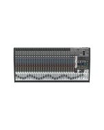 Behringer Eurodesk SX3242FX analog mixing console featuring 24 XENYX preamps and dual digital effect sections.