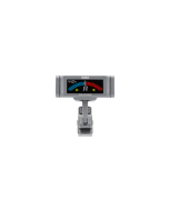 Korg AW-LT100B professional clip-on chromatic bass tuner with bright color LCD display and lightweight headstock-mounted design.