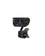 Korg AW-OTG clip-on guitar tuner with OLED display and chord detection for precise guitar tuning