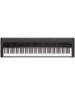 Korg Grandstage 88-key stage piano featuring RH3 weighted hammer action keyboard, performance control interface, multiple sound engines, and professional live performance design
