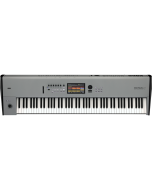 Korg NAUTILUS AT Gray 88-key music workstation with RH3 weighted hammer-action keyboard, aftertouch, 7-inch touchscreen, and matte gray finish.