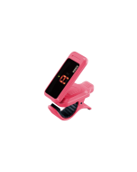 Korg Pitchclip Pink clip-on chromatic guitar tuner with LED display and compact adjustable headstock clip