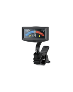 KORG AW-4G PitchCrow clip-on guitar tuner in black with bright display and compact design for accurate guitar and bass tuning