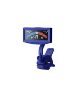KORG AW-4G PitchCrow clip-on guitar tuner in blue with bright display and compact design for accurate guitar and bass tuning