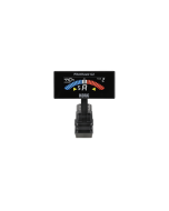 Korg PitchHawk-G2 clip-on tuner in black with color LCD display, adjustable clip, and guitar and bass tuning modes.