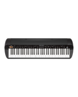 Korg SV-2 73-key stage vintage piano with RH3 weighted hammer action keyboard, vintage electric piano sounds, and hands-on control panel for live performance.