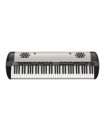 Korg SV-2S 73-key stage vintage piano with RH3 weighted hammer action keyboard, built-in stereo speaker system, and vintage electric piano controls for live performance.