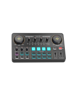 LUUCCO MI-2 all-in-one audio interface and podcast mixer with built-in sound card