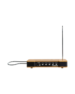 Moog Etherwave Theremin analog electronic instrument with dual antennas and hardwood cabinet for touchless musical performance