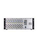 Solid State Logic X-Rack loaded with 8 dynamics modules compressor and gate system for professional studio rack processing