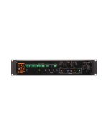 Dangerous Music 2-BUS+ analog summing mixer with 16 channels Harmonics Paralimit X-Former color circuits stepped gain control and stereo rack unit design
