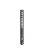 Neumann KMR 81 i mt matte black supercardioid lobar shotgun condenser microphone with WS 81 windscreen for film and broadcast recording.