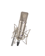 Neumann U 87 Ai Studio Set Large Diaphragm Multi-Pattern Condenser Microphone - Nickel with EA 87 Shock Mount