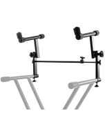 Nomad NKT-301 adjustable second-tier keyboard attachment with non-slip rubber pads and mounting clamps