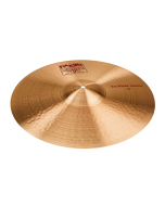 Paiste 2002 18-inch Extreme Crash Cymbal featuring a brilliant lathed 2002 bronze finish, integrated bell, and classic red Paiste 2002 logos.