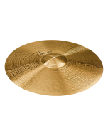 Paiste 2002 Series 18-inch Mellow Crash cymbal crafted from CuSn8 bronze featuring a warm attack and soft feel