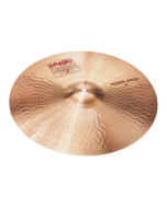 Paiste 2002 Series 17-inch power crash cymbal crafted from heavy CuSn8 bronze alloy featuring a brilliant finish