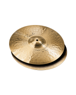 Paiste Signature Series 13-inch Dark Crisp Hi-Hat cymbals pair crafted from proprietary Signature Bronze featuring a responsive feel and clean chick sound