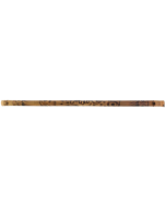 Pearl PBRSB60694 60-inch natural bamboo rainstick featuring #694 Rhythm Water burned finish artwork design