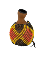 Pearl PBSK-70 fiberglass shekere featuring durable black fiberglass body, hand-beaded lattice net, and top rubber strike ring