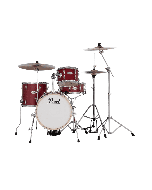 Pearl MT564/C747 Midtown 4-Piece Compact Drum Kit – Matte Red Finish