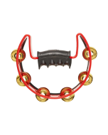 Pearl PTM-50BHR Ultra Grip mountable hand tambourine with brass jingles and Jingle Control muting system
