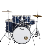 Pearl Roadshow 5-Piece Complete Drum Kit with Hardware & Cymbals - Royal Blue Metallic