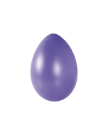 LP purple plastic egg shaker percussion instrument with lightweight handheld design for rhythm practice and live music performance