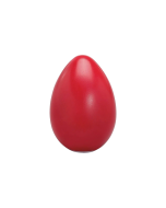 LP red plastic egg shaker percussion instrument with lightweight handheld design for rhythm practice and live music performance