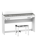 Roland F701 Slimline Digital Piano – Clean White