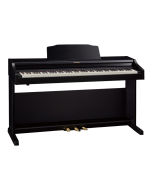Roland RP501R Contemporary Black 88-key digital home piano with weighted keyboard and cabinet stand
