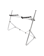 Sequenz Standard-M-SV silver A-frame stand for 73 and 76-key keyboards