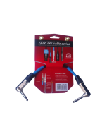 Superlux SFI0.2RR 0.2m Right-Angle Patch Cable - 1/4" TS Right-Angle to 1/4" TS Right-Angle