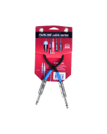 Superlux SFI0.3PP 0.3m Instrument Patch Cable - 1/4" TS Male to 1/4" TS Male
